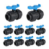 10 Pcs 1/2" PVC True Union Ball Valve SCH 40/80