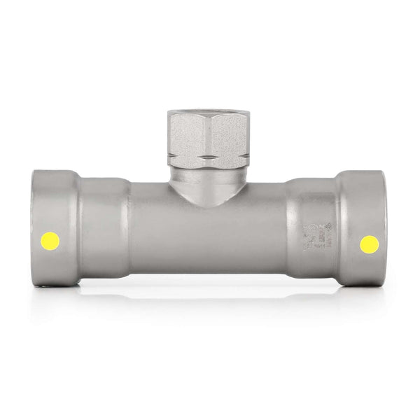 1-1/2" x 1-1/2" x 1-1/4" Press x Female Tee (P x P x F)