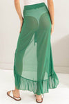 HYFVE Ruffle Trim Sarong Skirt Cover Up