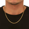 10k Solid Gold Rope Chain 2.5mm