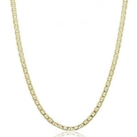 10K Solid Yellow Gold 2.5mm Marina Chain - Assorted Sizes