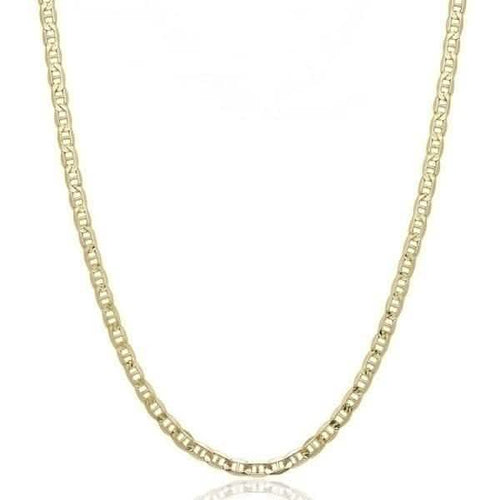10K Solid Yellow Gold 2.5mm Marina Chain - Assorted Sizes