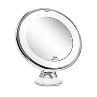 10X Magnifying LED Lighted Makeup Mirror