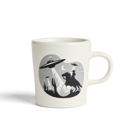 Sam Larson - UFO Invasion - 9oz Modern Diner Mug Created Co.