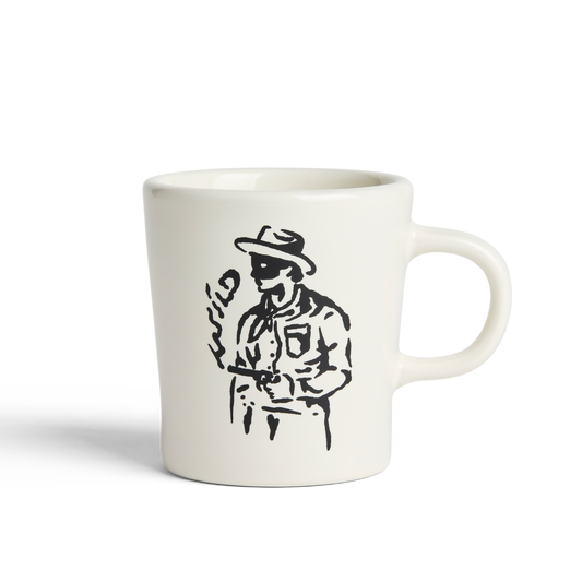 Sam Larson - Smoking Gun - 9oz Modern Diner Mug Created Co.