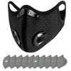 11-Piece Set: Breathable Bacteria-Proof Sport Face Mask with Activated Carbon PM 2.5