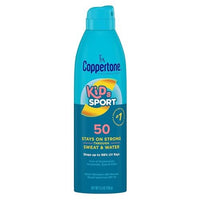 Coppertone Kids Sport Continuous Sunscreen Spray SPF 50, 5.5 oz 12 Pack