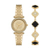 Ladies' Time and Tru Gold Tone Watch and Bracelet Set EasyOptionXY LLC