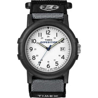 Timex Men's Expedition Camper Black/White 38mm Outdoor Watch, FastWrap Strap EasyOptionXY LLC
