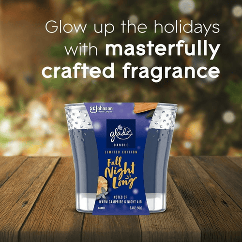 Glade Candle, Infused with Essential Oils, Fall Night Long Scent, 2 Count EasyOptionXY LLC