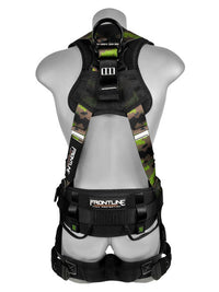 Frontline 110CTB-CF Camouflage Full Body Harness with Aluminum Hardware and Suspension Trauma Straps XL/2X