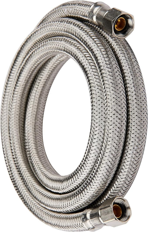 6ft Dishwasher Installation Kit, Stainless Steel Dishwasher Supply Line, with Compression Connection