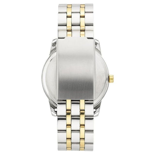 George Men's Casual Watch with Champagne Dial and Two Tone Metal Bracelet EasyOptionXY LLC