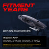 Exterior Door Handle Black Primed Replacement for Nissan Sentra B16 (2007-2012) (Smart Entry System w/o Sensor) OE Part # 80606-ZT52B, 80606-ET92A | Front Right Passenger Side w/o Keyhole