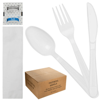 Faithful Supply 50 Ct Disposable Plastic Cutlery Set - Perfect for All Occasions EasyOptionXY LLC