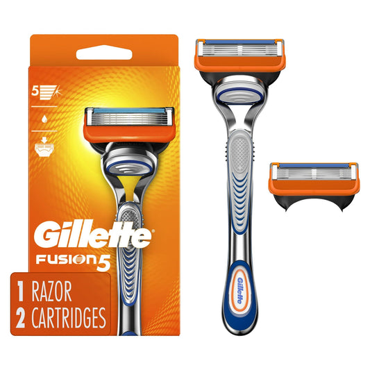 Gillette Fusion5 Men's Razor Handle and 2 Blade Refills EasyOptionXY LLC