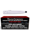 Exterior Door Handle Chrome Replacement for Nissan Maxima (09-15), Murano (09-14), Sentra (13-16) OE Part # 80646-9N00A, 80640-3SG0A, 80640-9N00A | Front Left Driver Side