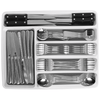 49-Piece Silver Flatware Set with Steak Knives and Dinner Forks - Perfect for kitchens, Picnics, Weddings, and Parties,Dishwasher safe EasyOptionXY LLC