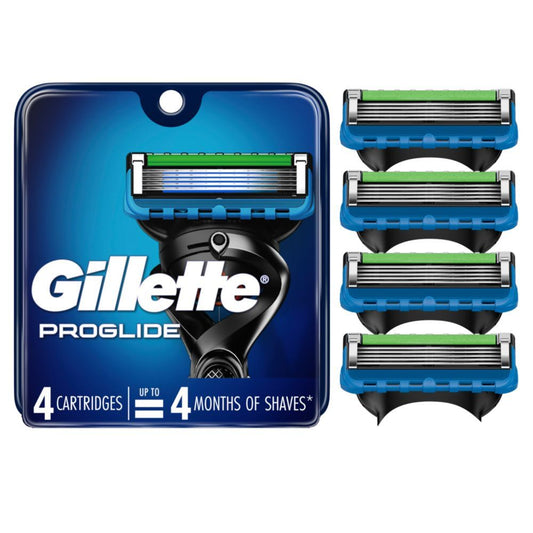 Gillette ProGlide Mens Razor Blades; 4 Blade Refills EasyOptionXY LLC