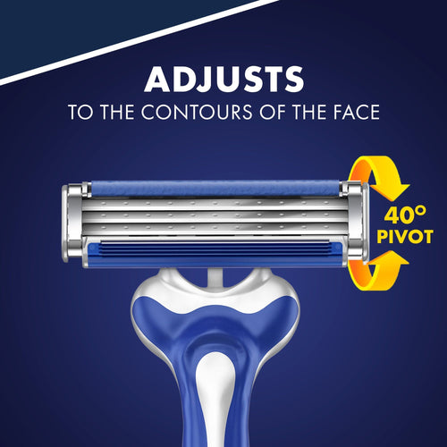 Gillette Sensor3 Men's Disposable Razor; 8 Razors EasyOptionXY LLC