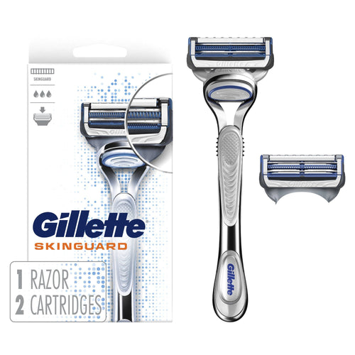 Gillette SkinGuard Men's Razor Handle and 2 Blade Refills EasyOptionXY LLC