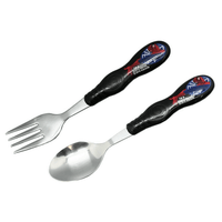1 X Spiderman Utensil Set - Boys Fork and Spoon EasyOptionXY LLC