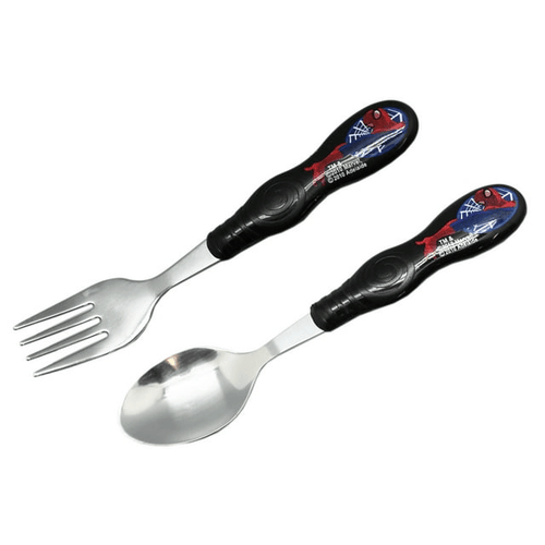 1 X Spiderman Utensil Set - Boys Fork and Spoon EasyOptionXY LLC