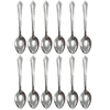 12 Pc Dinner Spoons Stainless Steel Silverware Cutlery Soup Utensil Flatware Set EasyOptionXY LLC
