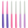 FCMSHAMD 10'' Lavender Scented Taper Candles - Dripless (6 Pack) EasyOptionXY LLC