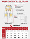 ANTARCTICA GEAR Heated Pants for Men, with 12V/20000mAh Battery