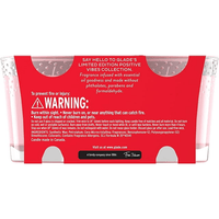 Glade Scented Candle Jar, Strawberry Sundae Funday Scent, Infused with Essential Oils, Spring Limited Edition Fragrance, Positive Vibes Collection, 2 Candles, 3.4 Oz, 96 g each EasyOptionXY LLC