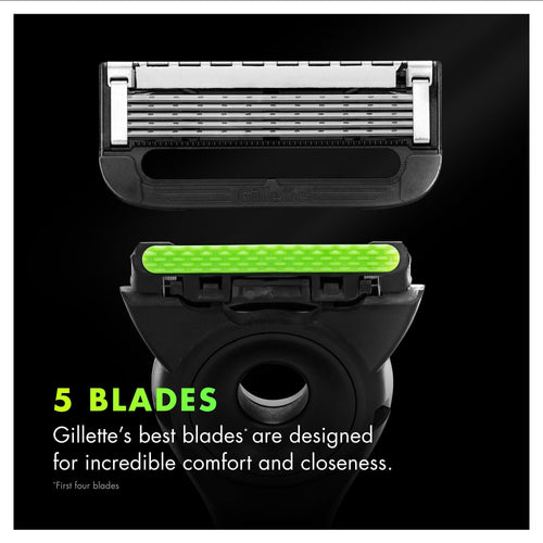 Gillette Labs Men's Razor Blade Refills with Exfoliating Bar; 4 Refills EasyOptionXY LLC