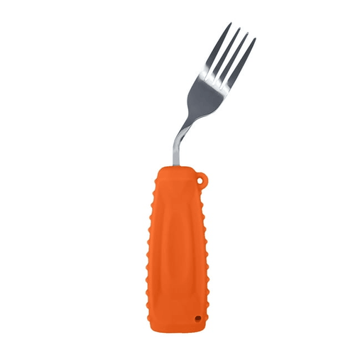 Ehucon Adaptive Utensils,Weighted Forks for Handicaps ,Tremors Parkinsons Limited or Weak Grasp Elderly,Ergonomic Cutlery with Silicon Non-Slip Easy Grip Handles(Left Hand) EasyOptionXY LLC