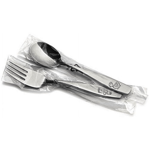 9 Piece Stainless Steel Kids Cutlery, Child and Toddler Safe Flatware, Kids Silverware, Kids Utensil Set Includes 3 Knives, 3 Forks, 3 Spoons, Total of 3 Place Settings, Ideal for Home and Preschools EasyOptionXY LLC