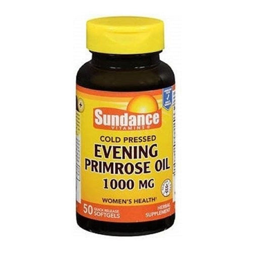 Sundance Vitamins® Evening Primrose Oil – 1000 mg (50 Softgels)