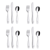 Exzact Children Flatware 12pcs Stainless Steel Kid Silverware - Dinosaur EasyOptionXY LLC