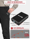 ANTARCTICA GEAR Heated Pants for Men, with 12V/20000mAh Battery