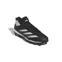 adidas Mens Adizero Impact Molded Baseball Sneaker Black/White/Black 9.5