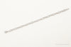 Designer JWBR Single Diamond Linked Sterling Silver Bracelet