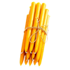 100% Pure Beeswax Taper Candles with Dipped Look - 12 Hours Each, 12 Pack, 144 Hours - USA Bees Wax - Handmade - Unscented - A ll N atural Light Honey Scent EasyOptionXY LLC