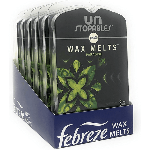 Febreze Unstopables Odor-Eliminating Wax Melts Air Freshener, Paradise, 3 oz. Wax Melts EasyOptionXY LLC