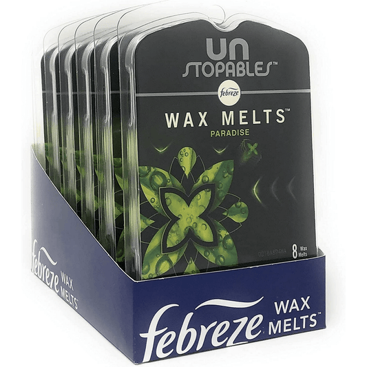 Febreze Unstopables Odor-Eliminating Wax Melts Air Freshener, Paradise, 3 oz. Wax Melts EasyOptionXY LLC