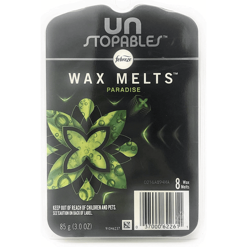 Febreze Unstopables Odor-Eliminating Wax Melts Air Freshener, Paradise, 3 oz. Wax Melts EasyOptionXY LLC
