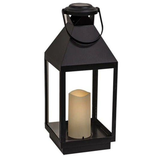 Lone Elm Black Solar Outdoor Hanging Lantern EasyOptionXY LLC