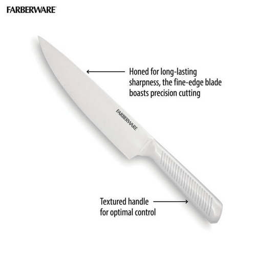 Farberware Professional 8-inch Forged Textured Stainless Steel Chef Knife EasyOptionXY LLC
