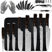 FULLHI Knife Set, 14pcs Japanese Chef Knife Set, Premium German Stainless Steel Kitchen Knife Set EasyOptionXY LLC