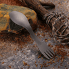 Spoon Fork Combo, Portable Camping Utensil, For Household Use Camping Travel Backpacking, Hiking, Outdoors EasyOptionXY LLC