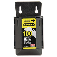 Stanley® Heavy Duty Utility Knife Blades with Wall Mount Dispenser