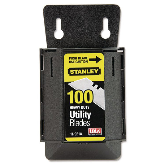 Stanley® Heavy Duty Utility Knife Blades with Wall Mount Dispenser