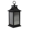 12" Black LED Lighted Battery Operated Lantern with Flickering Light EasyOptionXY LLC